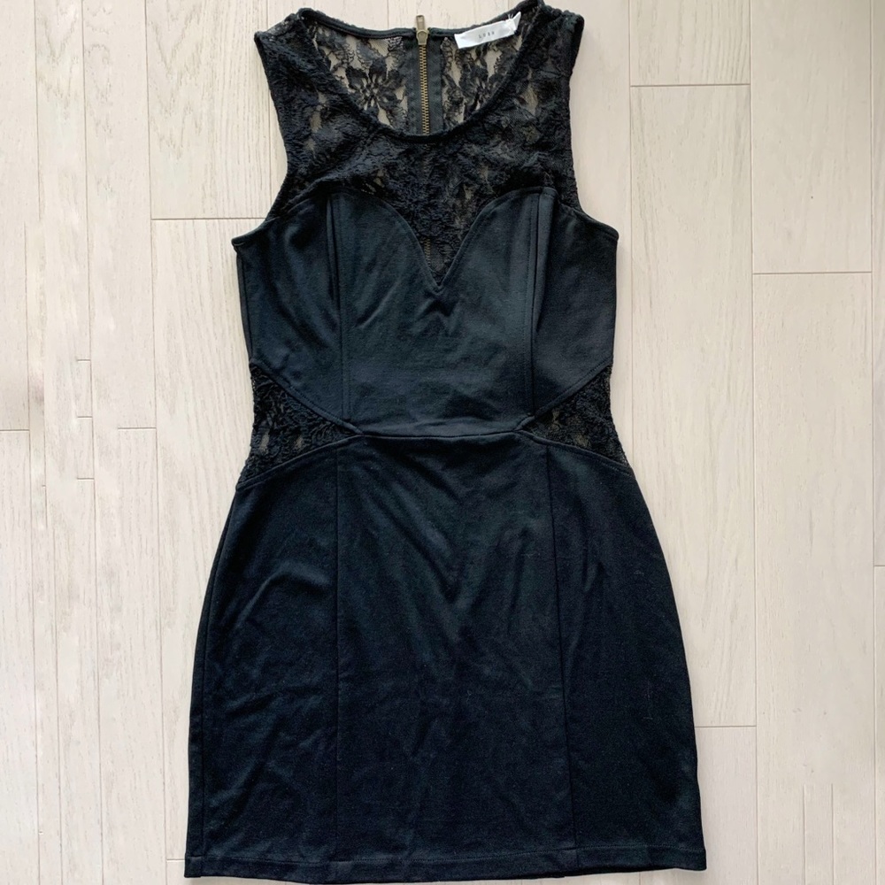 Little Black Dress by Lush with lace cutouts